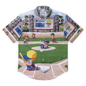 RSVLTS Squared Up KUNUFLEX Short Sleeve Shirt in Multicolor — front view