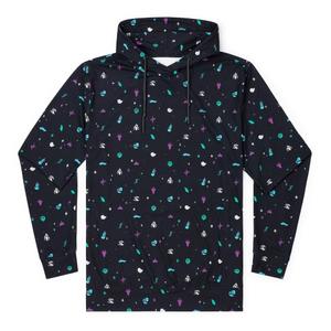 RSVLTS Terrible Trinkets Performance Hoodie in Black — front view