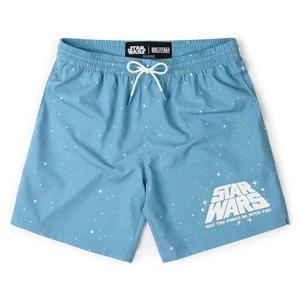 RSVLTS Retro ‘77 Hybrid Shorts in Blue — front view