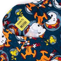 RSVLTS Snoopy in Space Women's KUNUFLEX Short Sleeve Shirt in Blue — detail 7