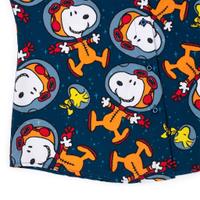 RSVLTS Snoopy in Space Women's KUNUFLEX Short Sleeve Shirt in Blue — detail 8