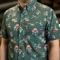 RSVLTS A Bounty a Day KUNUFLEX Short Sleeve Shirt in Green — detail 7
