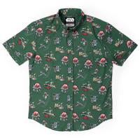 RSVLTS A Bounty a Day KUNUFLEX Short Sleeve Shirt in Green — detail 6