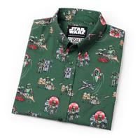 RSVLTS A Bounty a Day KUNUFLEX Short Sleeve Shirt in Green — detail 9