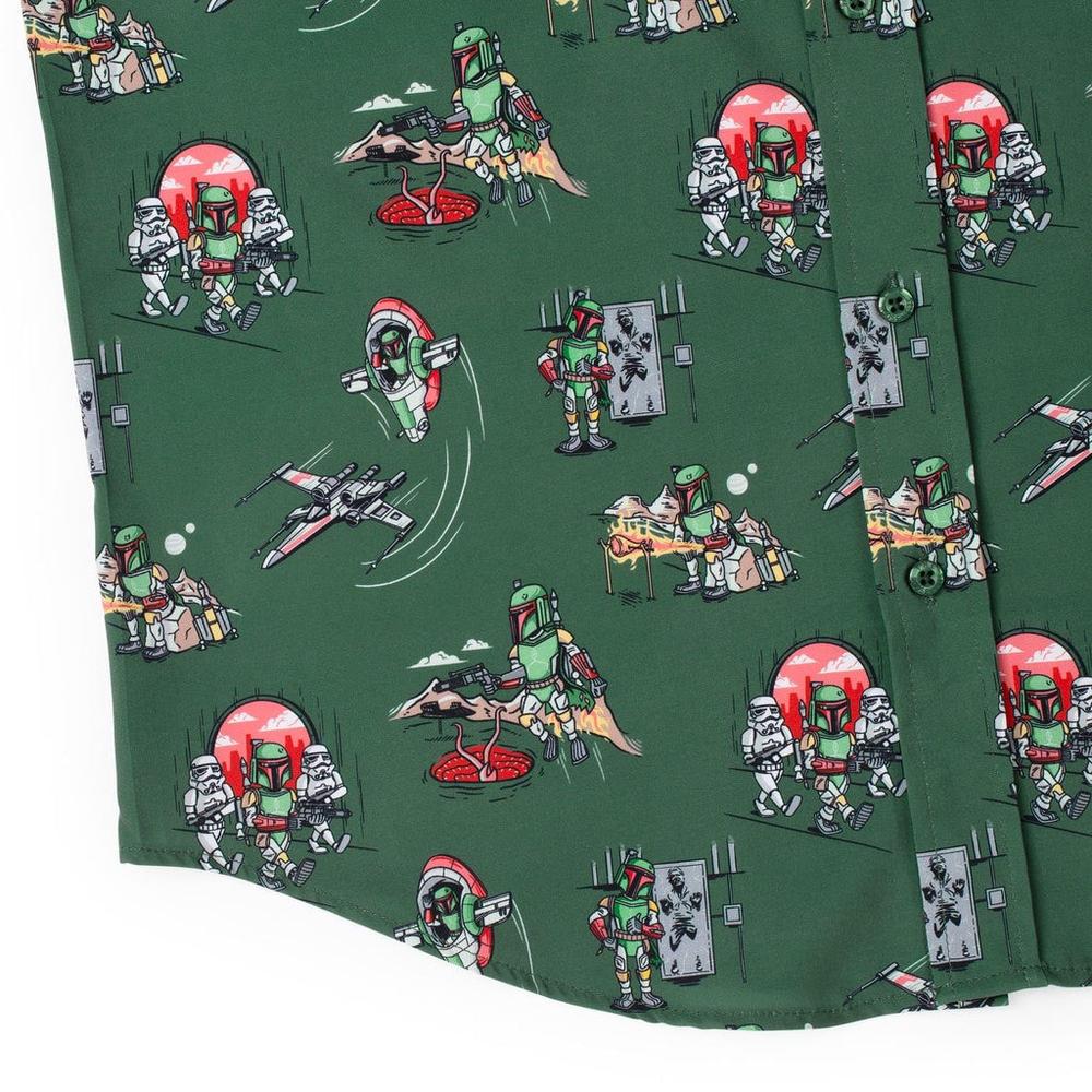 RSVLTS A Bounty a Day KUNUFLEX Short Sleeve Shirt in Green — detail 11