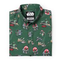 RSVLTS A Bounty a Day KUNUFLEX Short Sleeve Shirt in Green — detail 12