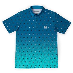 RSVLTS Vance Refrigeration All-Day Polo in Blue — front view