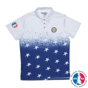 RSVLTS Ol’ Glory All-Day Polo in White — front view