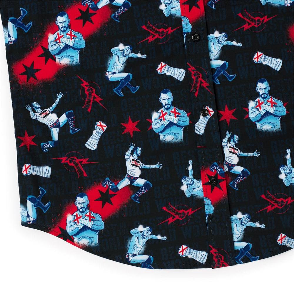 RSVLTS Best in the World KUNUFLEX Short Sleeve Shirt in Black — detail 8