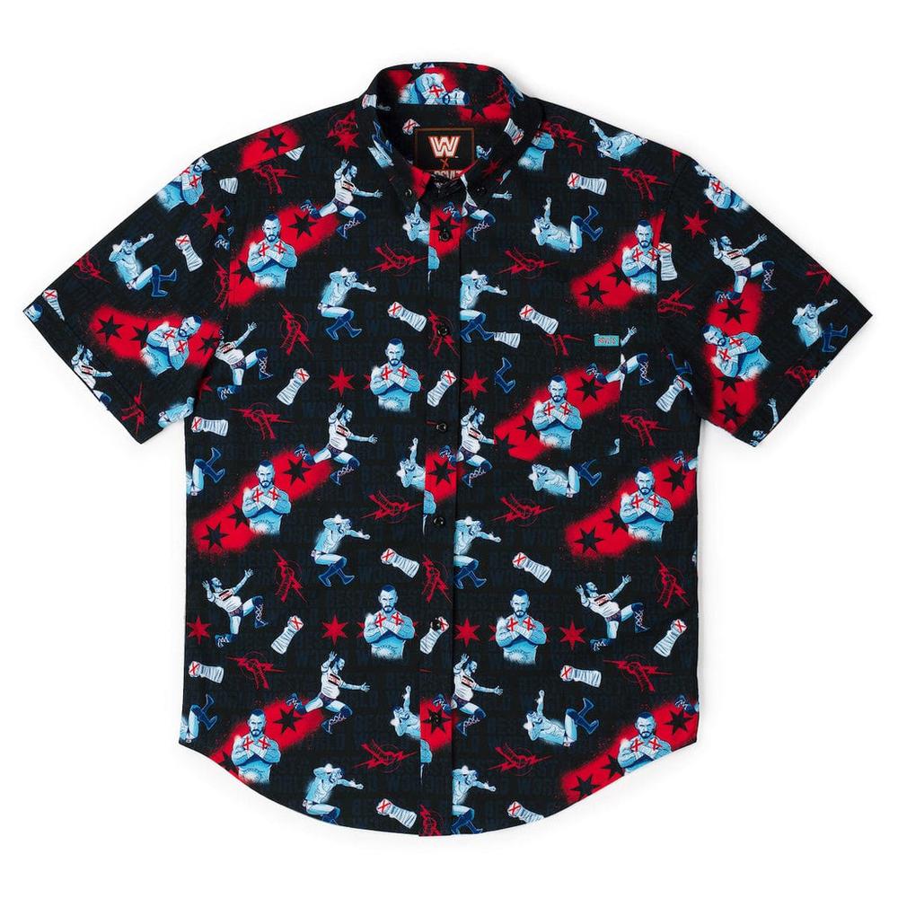 RSVLTS Best in the World KUNUFLEX Short Sleeve Shirt in Black — detail 6