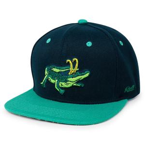 RSVLTS The Nexus Event Snapback Hat in Black — front view