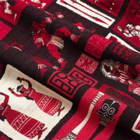 RSVLTS The Spirit of Polynesia Bamboo Resort Shorts in Red — detail 7