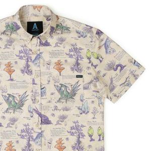 RSVLTS Pages of Pandora KUNUFLEX Short Sleeve Shirt in Multicolor — front view