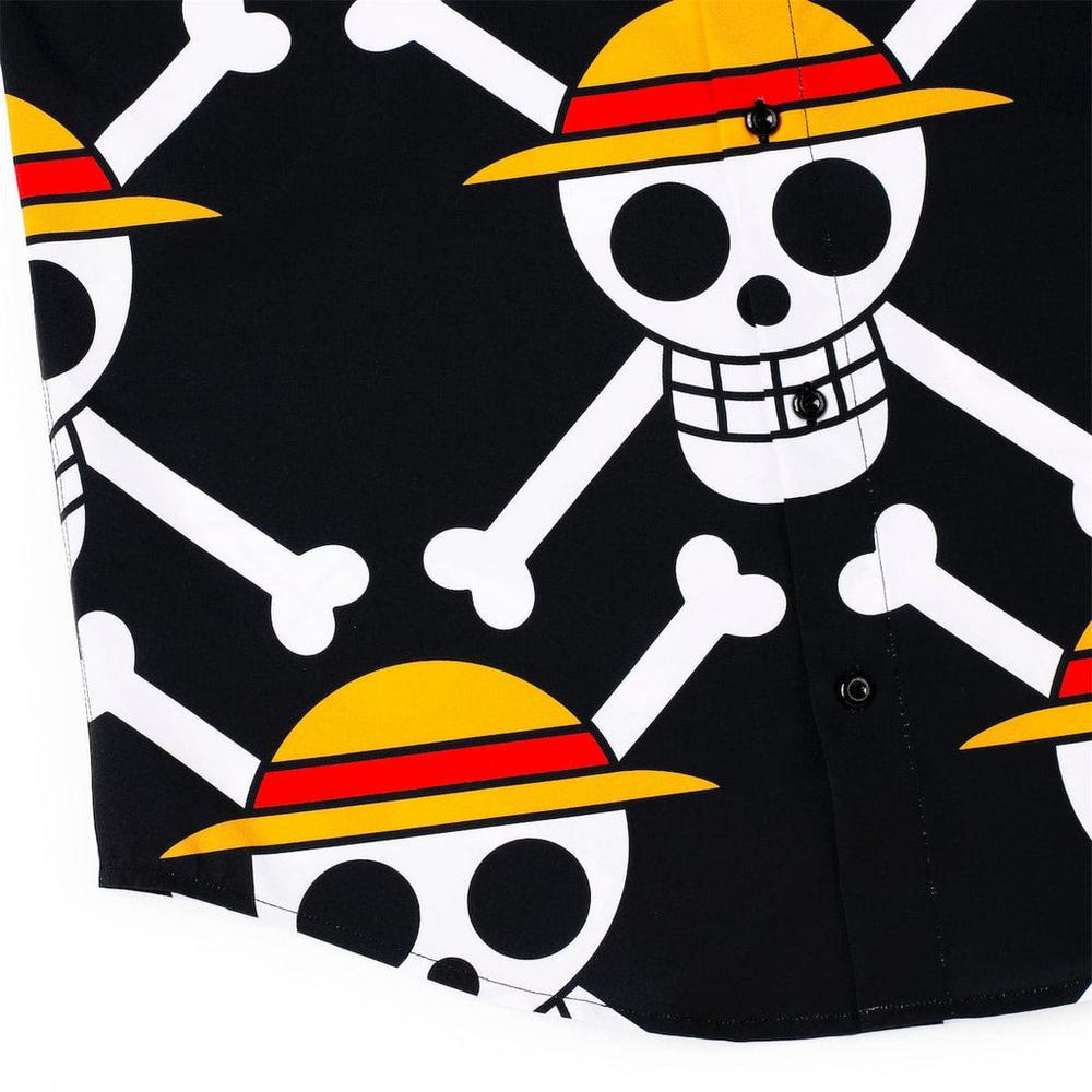 RSVLTS Our Mark KUNUFLEX Short Sleeve Shirt in Black — detail 8