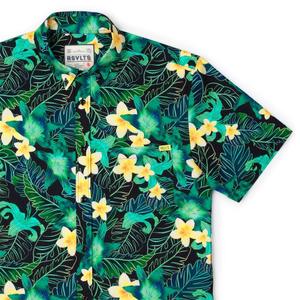 RSVLTS Garden Glow KUNUFLEX Short Sleeve Shirt — front view