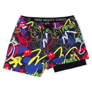 RSVLTS Outside the Lines V1 Lined Training Shorts in Multicolor — front view