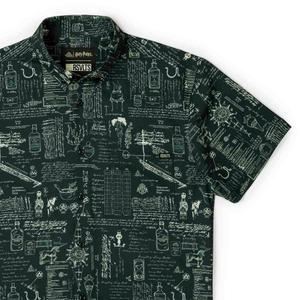 RSVLTS Advanced Potion Making KUNUFLEX Short Sleeve Shirt in Green — front view