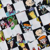 RSVLTS Cartoon Cartoons! KUNUFLEX Short Sleeve Shirt in Black — detail 4