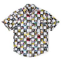 RSVLTS Cartoon Cartoons! KUNUFLEX Short Sleeve Shirt in Black — detail 6