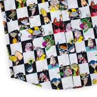RSVLTS Cartoon Cartoons! KUNUFLEX Short Sleeve Shirt in Black — detail 8