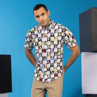 RSVLTS Cartoon Cartoons! KUNUFLEX Short Sleeve Shirt in Black — detail 3