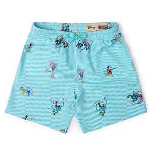 RSVLTS Limber Legends Stretch Seersucker Hybrid Shorts in Blue — front view