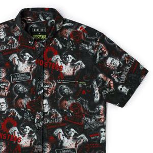 RSVLTS Now Slaying KUNUFLEX Short Sleeve Shirt — front view