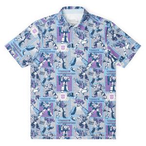 RSVLTS Cybercomics All-Day Polo in Blue — front view