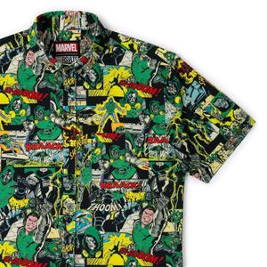 RSVLTS I Am Doom KUNUFLEX Short Sleeve Shirt in Black — front view