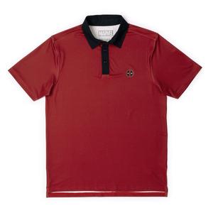 RSVLTS Dead Red All-Day Polo in Red — front view
