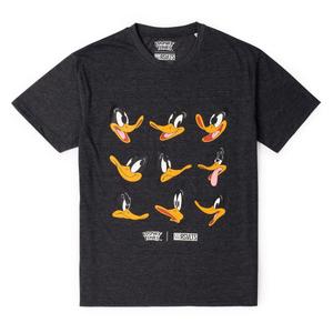 RSVLTS Duck Amuck Crewneck Tee in Black — front view
