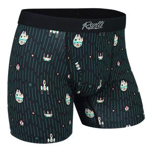 RSVLTS Rebel Rides Single-Pack Boxer Briefs in Black — front view