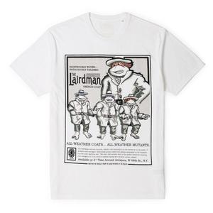 RSVLTS The Lairdman Crewneck Tee in White — front view