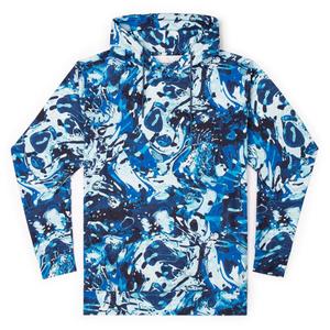 RSVLTS You Can’t Sea Me Performance Hoodie in Blue — front view