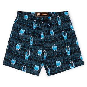 RSVLTS YEET! Hybrid Shorts in Blue — front view