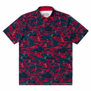 RSVLTS The High Ground All-Day Polo in Red — front view