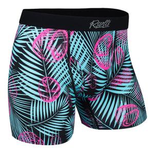 RSVLTS Miami Vice Single-Pack Boxer Briefs in Black — front view