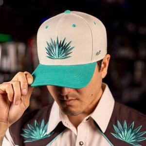 RSVLTS Mas Santo! TLB Hat in Green — front view