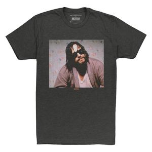 RSVLTS Housebroken Crewneck Tee in Black — front view