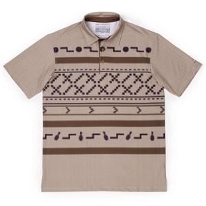 RSVLTS El Duderino All-Day Polo in Brown — front view
