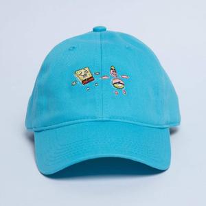 RSVLTS Float On Strapback Hat in Blue — front view