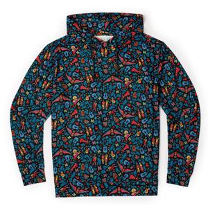 RSVLTS Music In Me Performance Hoodie in Multicolor — front view