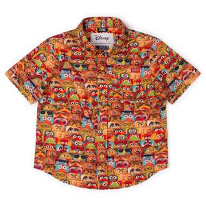 RSVLTS Muppet Vision Preschool KUNUFLEX Short Sleeve Shirt in Multicolor — front view