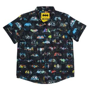 RSVLTS Age of the Bat Youth KUNUFLEX Short Sleeve Shirt in Black — front view