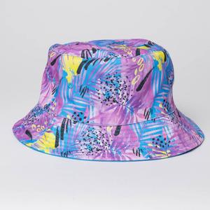 RSVLTS Plum Lake Bucket Hat in Purple — front view