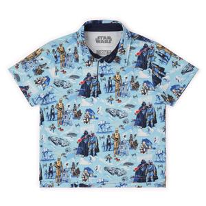 RSVLTS Sweet Dreams, Rebels! Youth All-Day Polo in Blue — front view