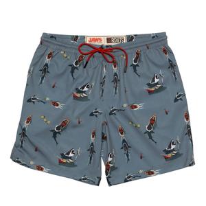 RSVLTS Battle of Amity Hybrid Shorts in Gray — front view