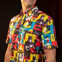 RSVLTS The Brave and the Bold KUNUFLEX Short Sleeve Shirt in Multicolor — detail 4