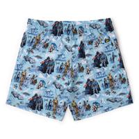 RSVLTS Sweet Dreams, Rebels! Hybrid Shorts in Blue — detail 4