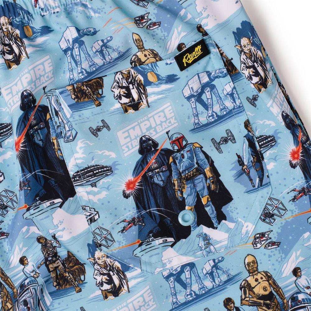 RSVLTS Sweet Dreams, Rebels! Hybrid Shorts in Blue — detail 2